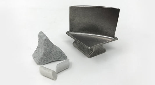 Before and After: Titanium Turbine Blades