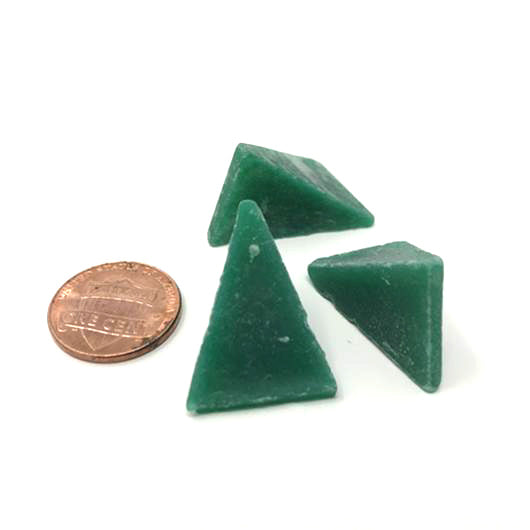 Wedge 1 X 3/4 X Green Plastic Media, 50 lbs
