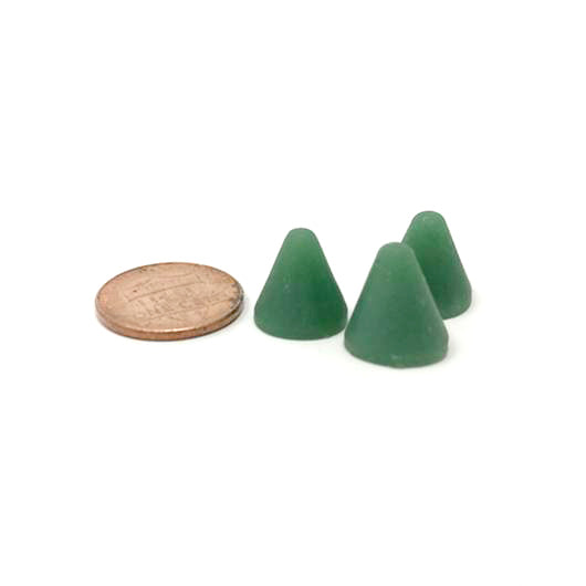 Cone 3/8 X 3/8 X Green Plastic Media, 50 lbs