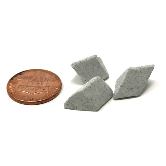Angle Cut Triangle 3/8 x 3/8 M Ceramic Media, 50 lbs