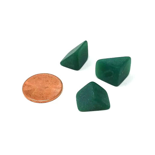 Triangle 5/8 X 1/2 X 3/8 X Green Plastic Media, 50 lbs