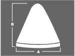 Cone 3/4 X 7/8 M Ceramic Media, 50 lbs