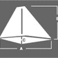 Partial - Plastic Pyramid 1/4 x 1/4 x 1/4 X - 43 lbs