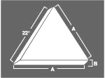 Triangle 5/8 X 1/2 X 3/8 X Green Plastic Media, 50 lbs