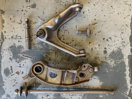 Before and After: Soiled and Rusty Steel MOPAR Auto Parts