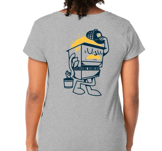 Original Mr Deburr T-Shirt (Womens V Neck)
