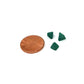 Pyramid 3/8 X 3/8 X 3/8 X Green Plastic Media, 50 lbs